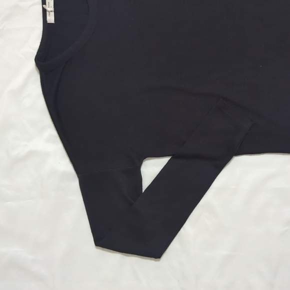 rag & bone Lea Long Sleeve T-Shirt, Color Black Size XS-TP - Picture 4 of 13